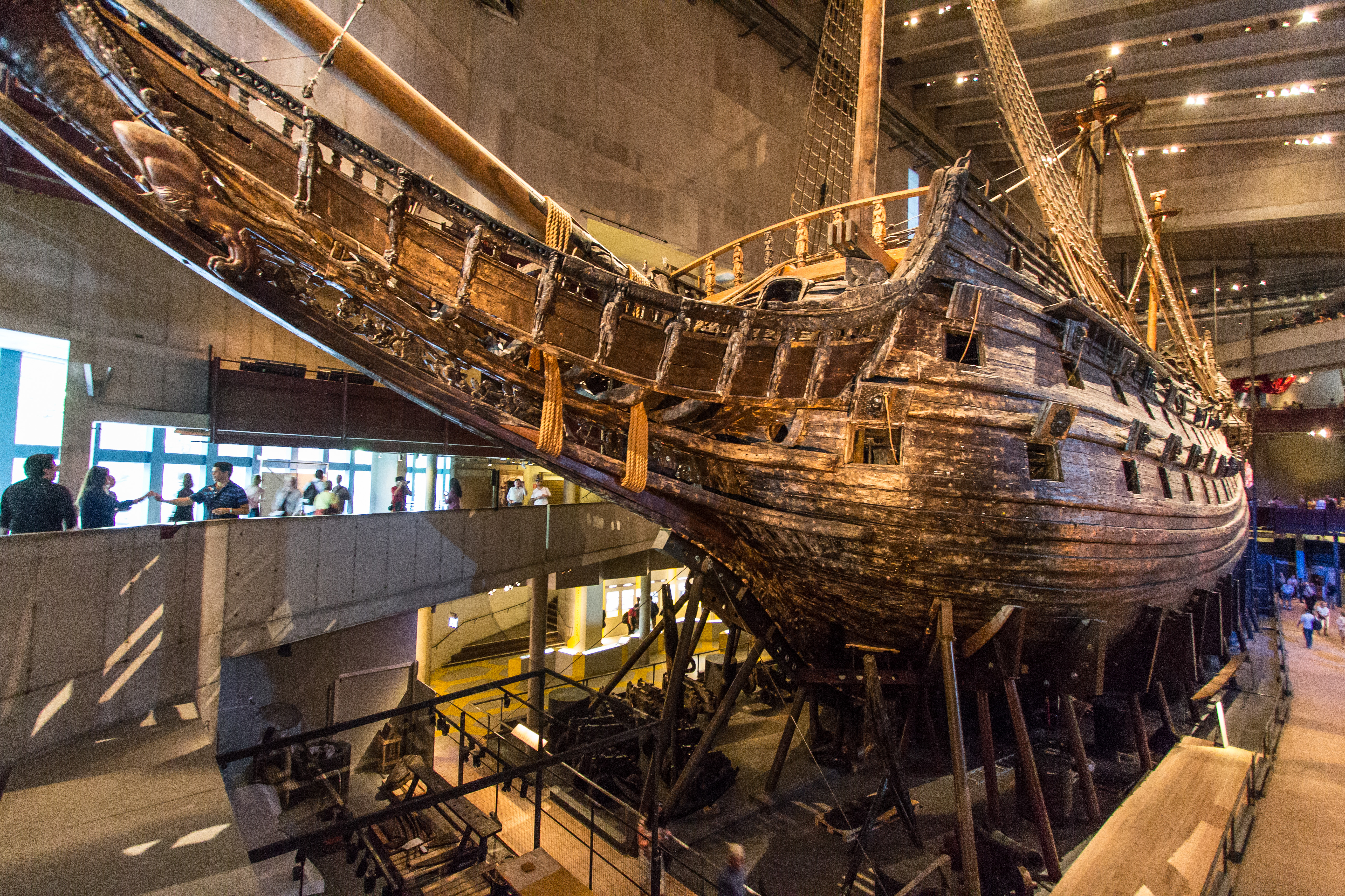 Почему закрыли корабль. Музей корабля Васа в Стокгольме. Швеция музей корабля Васа. Музей Васа Стокгольм Швеция. Галеон Васа.